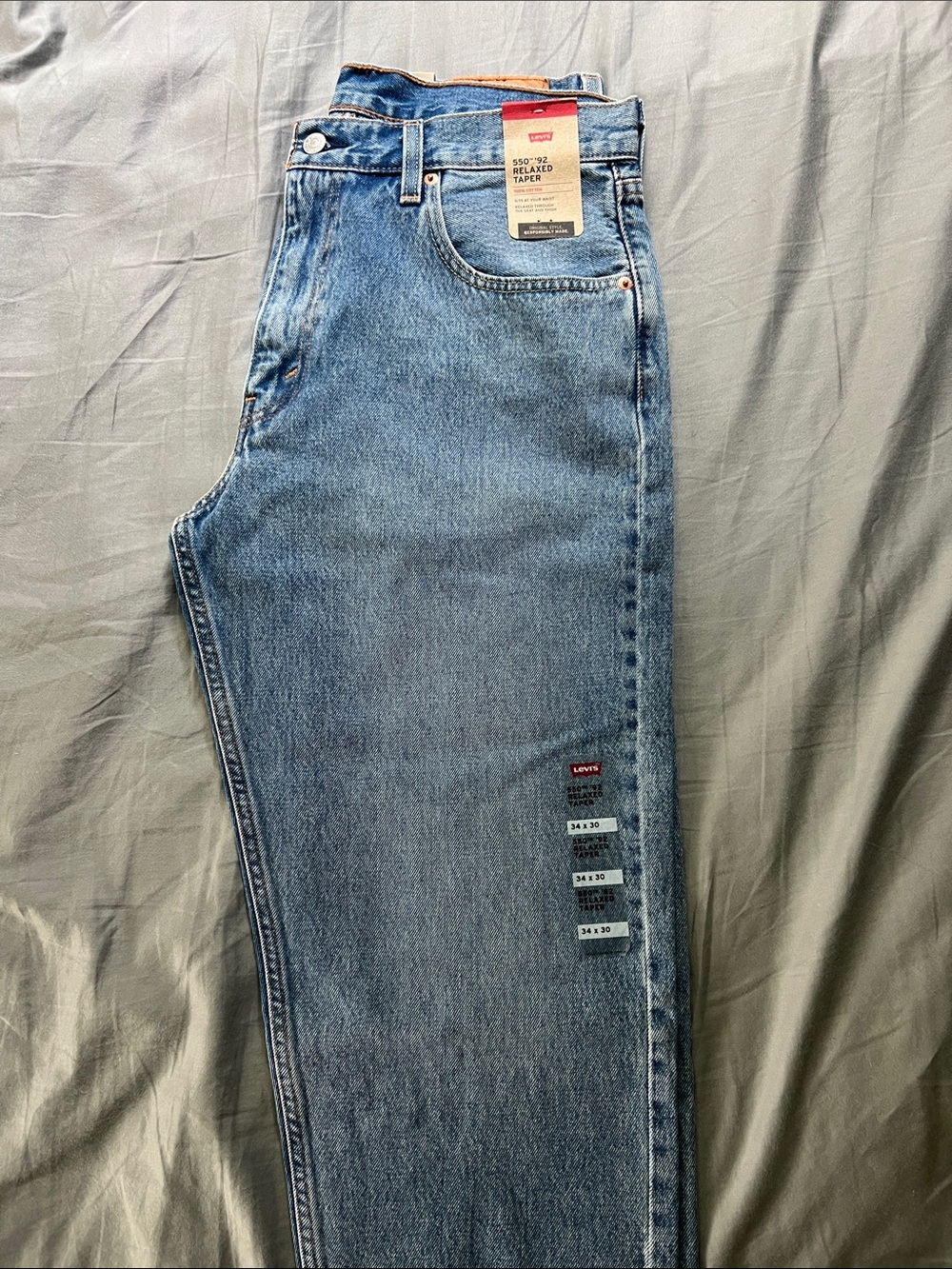 Levi's Men's Light Wash Relaxed Taper Jeans